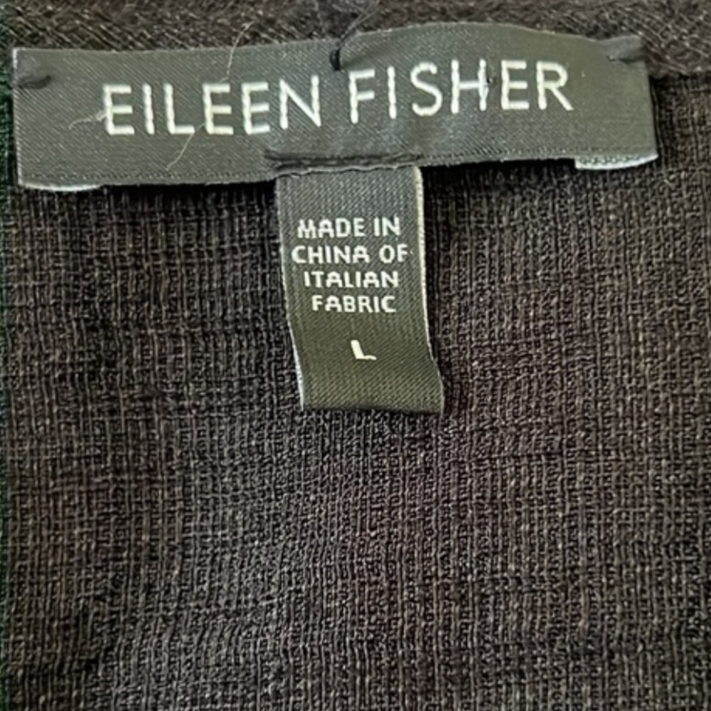 Eileen Fisher V neck linen dress - Picture 3 of 3